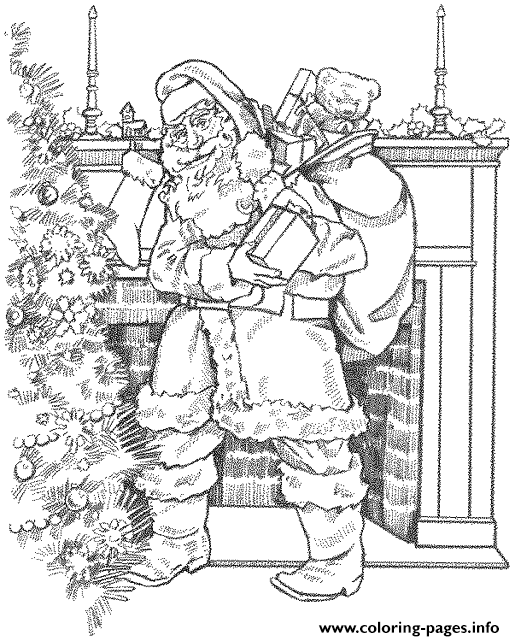 Christmas Santaclaus For Adults 1  coloring